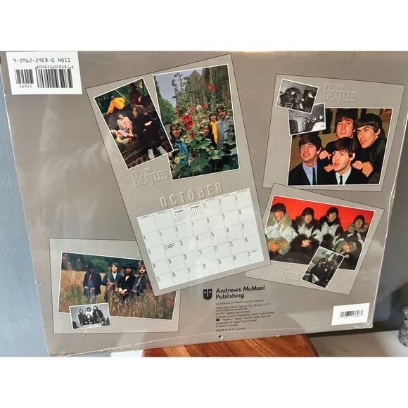 Vintage 1998 The Beatles Calendar — Factory Sealed — Andrews McMeel Publishing - Picture 5 of 5